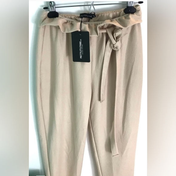 NWT PLT Stone Coated Paperbag Waist Trouser - Picture 5 of 9